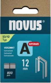 Novus 042-0780 Staple with fine thread A 53/12 mm Superhard (800 pieces)
