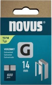Novus 042-0799 Staple with flat wire G 11/14mm (600 pieces)