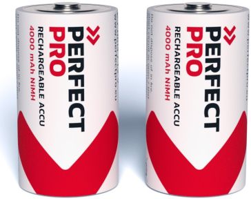 PerfectPro B-C2 NiMH Batteries Set 2x C