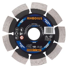 Rhodius 302448 LD40 Diamond Cut-Off Wheel 115mm