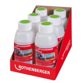 Rothenberger Accessories 1500000201 Roclean Chemical Cleaner for floor heating 6 x 1 ltr.