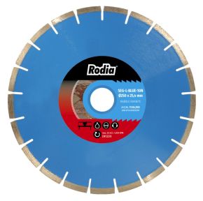 Rodia 11.16.250 SEG-L-BLUE-10N Diamond saw blade 250 x 25.4 mm Granite