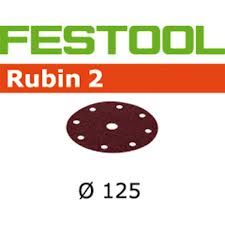 Festool Accessoires 499102 Schuurschijven Rubin 2 STF D125/90 P60 RU/10