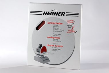 Hegner 116410004 Sanding disc with velcro attachment for metal 300mm K120 each
