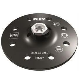 Flex-tools Accessories 391727 Velcro backing pad 125 mm dust holes