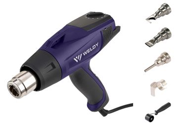 Weldy 164.326 Heat Gun HG 530-S, 2000 Watt / 230 Volt - universal kit