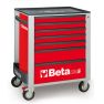 Beta 024006226 Tool Cart 2400S R7/E-M-WAGEN 309-piece Red - 3