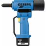Gesipa 217250019 Cordless blind rivet pliers with 2 batteries 2.0Ah 1457235 in plastic case - 1