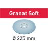 Festool Accessories 204223 Sanding discs STF D225 P120 GR S/25 Granat Sanding Discs Soft - 1