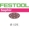 Festool Accessoires 493125 Schuurschijven Saphir STF D125/90 P36 SA/25 - 1