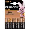 Duracell D018549 Alkaline Plus Power AAA 8pcs. - 1