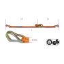Beta 081810004 Ratchet lashing strap with hook 3600 mm - 2