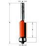 CMT 706.095.11 Outlet cutter with end guide 9,5 x 25,4 mm shank 6 mm - 4
