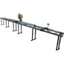 Jepson 609960A 9435 Dry Cutter metal mitre saw 355 mm roller conveyor 6 m with analogue scale - 1