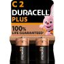 Duracell D141827 Alkaline Plus 100 C 2pcs. - 1
