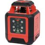 Futech 062.03G.4M.CS Spinner Red Case Set Rotation Laser + Tripod + Staff + Quattro MM Receiver in Case - 4