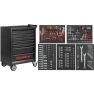 Gedore RED 3301678 R22071005 Tool trolley Filled GEDWORKER 7 drawers 273-piece - 1