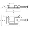 MAXION MX22623 Machine drilling clamp MSP 140 - 2