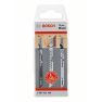 Bosch Professional Accessories 2607011436 Carbide Jigsaw blades JSB 15 piece package for wood - 1