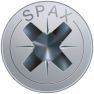 SPAX 1081010450163 Universal screw, 4.5 x 16 mm, 200 pieces, Solid thread, Countersunk head, Phillips Z2, 4CUT, WIROX - 5