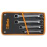 Beta 001950654 195AS/B4 4-piece set of flat ratchet spanners with hexagonal ring (article 195AS) in case - 1