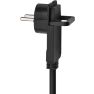 Brennenstuhl 1153100100 Comfort-Line Plus Socket Extension Cord with flat plug 4-way black 2m H05VV-F 3G1,5 - 6