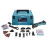 Makita DTM41ZJX3 Multitool 14,4 Volt Li-ion + accessory set without batteries and charger - 1