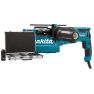 Makita HR2630TX12 Combination hammer 800w 2.4J 17 piece drill/drill set - 1