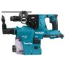Makita DHR283ZWJU Combination hammer 2 x 18V with dust extraction and AWS transmitter excl. batteries and charger - 7