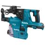 Makita DHR283ZWJU Combination hammer 2 x 18V with dust extraction and AWS transmitter excl. batteries and charger - 6
