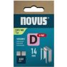 Novus 042-0793 Staple with flat wire D 53F/14mm D-point (600 pieces) - 1