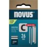 Novus 042-0805 Staple with narrow back C 4/26mm V2A stainless steel (1,000 pieces) - 1