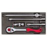 Gedore RED 3301707 R22150008 Ratchet with accessories 1/2" 5-Piece - 2