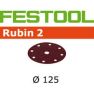 Festool Accessoires 499095 Schuurschijven Rubin 2 STF D125/90 P80 RU/50 - 1