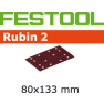 Festool Accessoires 499052 Schuurstroken Rubin 2 STF 80x133/14 P180 RU/50 - 1