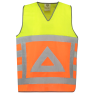 Tricorp 453011Orangyellow 453011 Fluor Orange-Yellow Vest Tabard Traffic Controller - 5