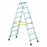 Zarges 42463 Z300 Double-sided step ladder with Treads with raised edge 2 x 3 Treads - 1