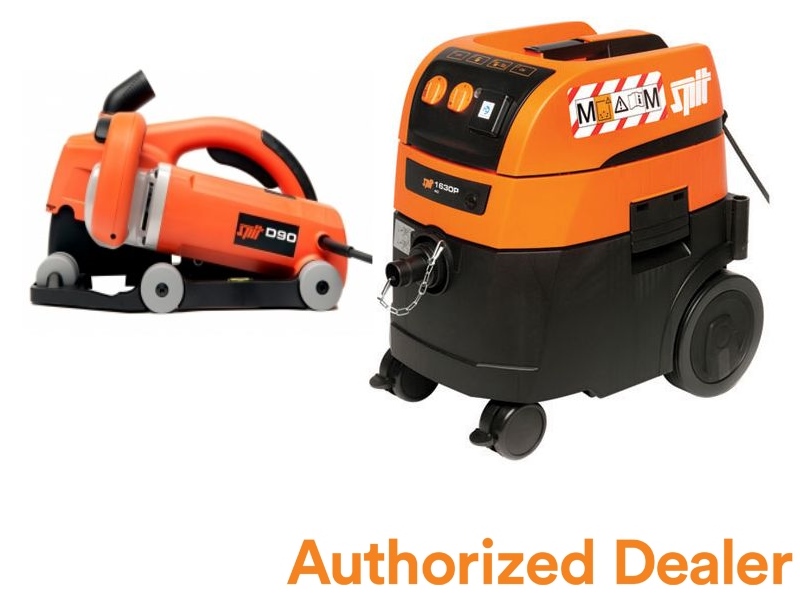 Spit 620914A D90 Trench saw AC1630P-M vacuum cleaner + 10 x diamond blade