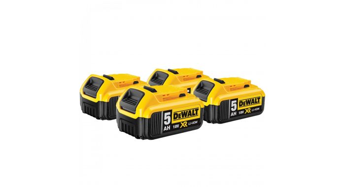 DeWalt Accessories DCB184QUARTET DCB184 4-pack - 4 x battery 18 Volt 5.0Ah Li-Ion