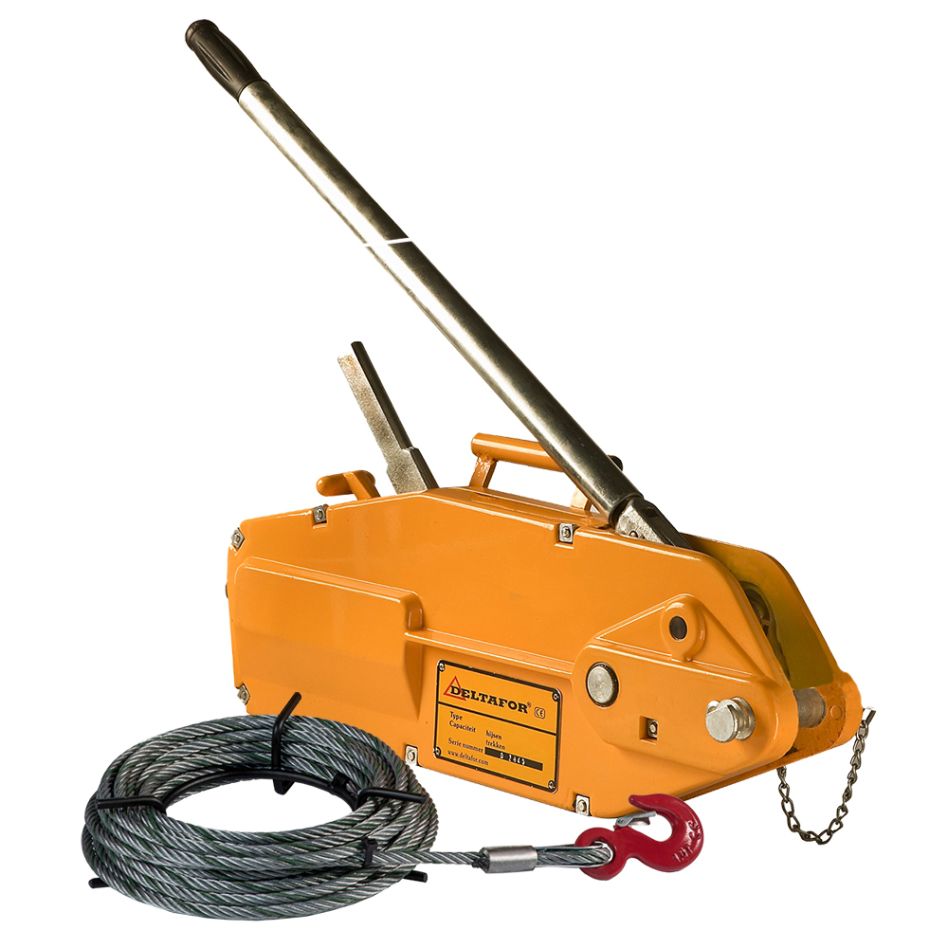 DELTAFOR SG.0.0250003202 Wire rope hoist aluminum housing with 20 meters of steel wire rope 3.2 tons