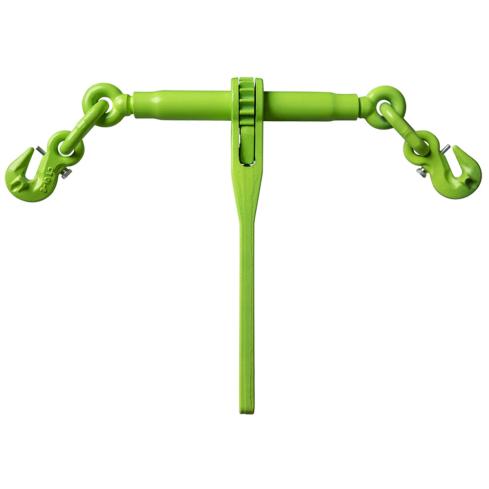 DELTALOCK YE.10.338.SS.08 Grade 100 Ratel load-securing strap with shortening hooks and tag, 50 kN