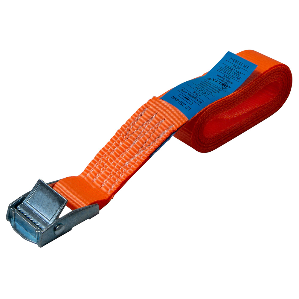 DELTASLING CO.SK.025.04.OR Buckle-style strapping band - 25 mm x 4 meters - 125 daN - Orange