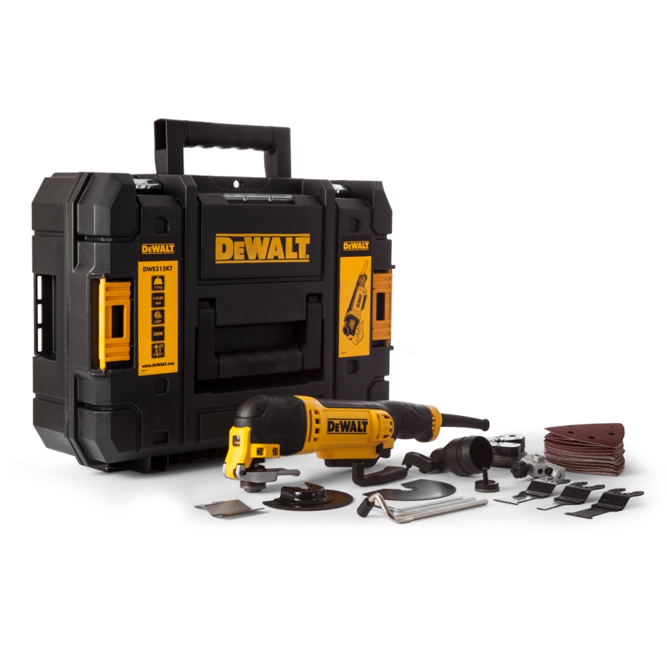 DeWalt DWE315KT-QS Oscillating Multitool 300 Watt