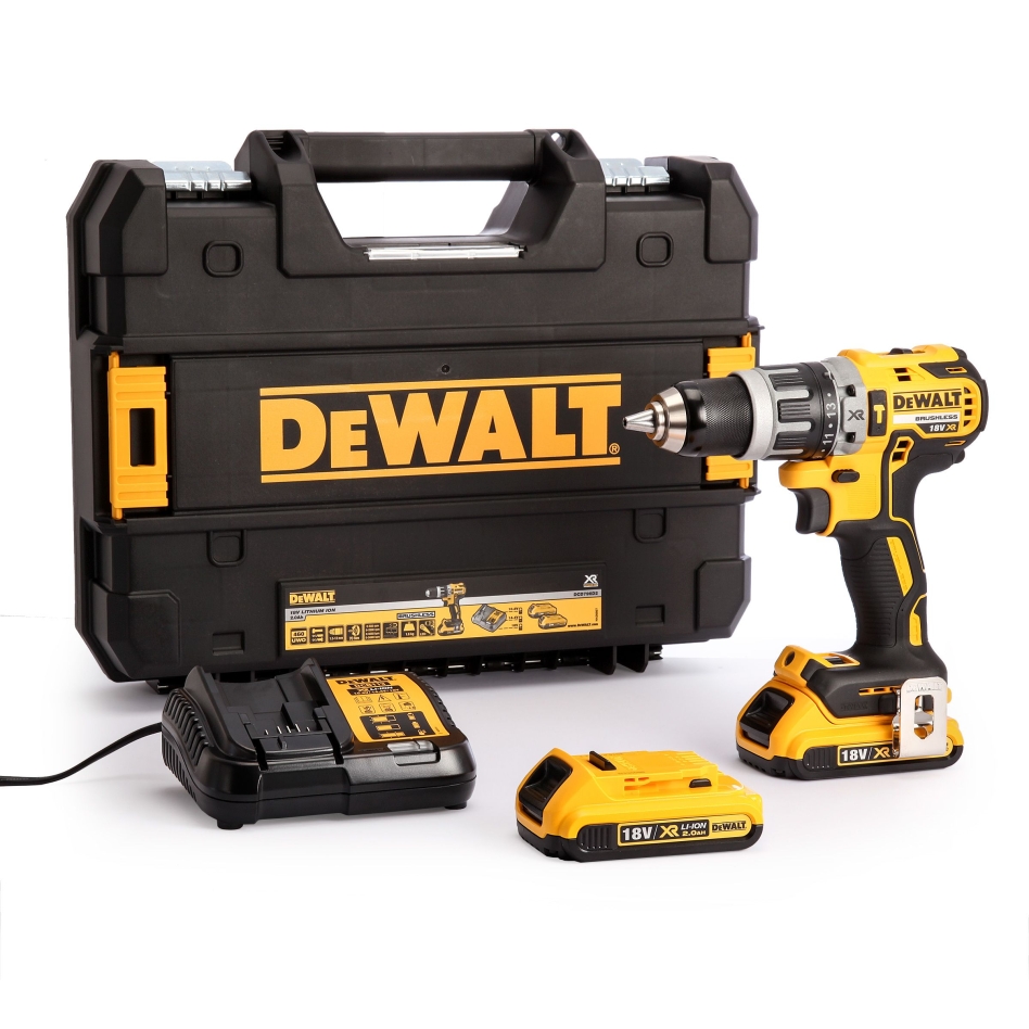 DeWalt DCD796D2-QW DCD796D2 Cordless Impact Drill 18 Volt 2.0 AH Li-ion