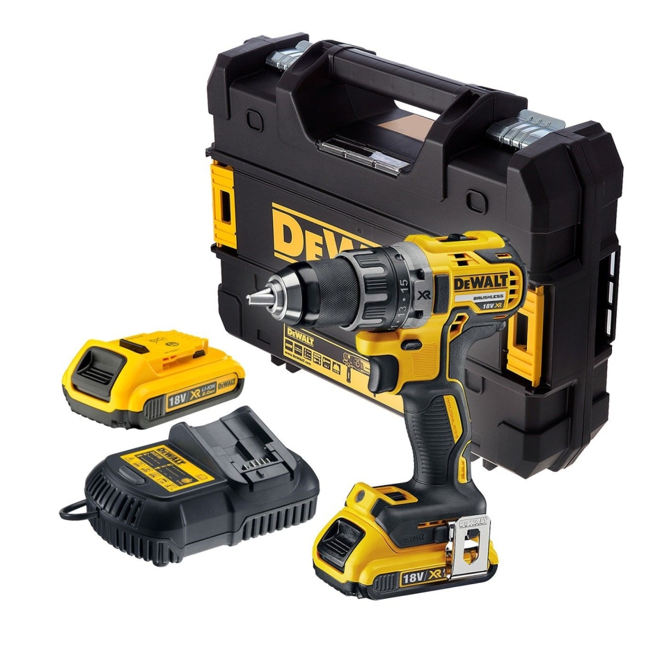DeWalt DCD791D2-QW DCD791D2 Cordless drill Brushless 18 Volt 2.0 AH Li-ion