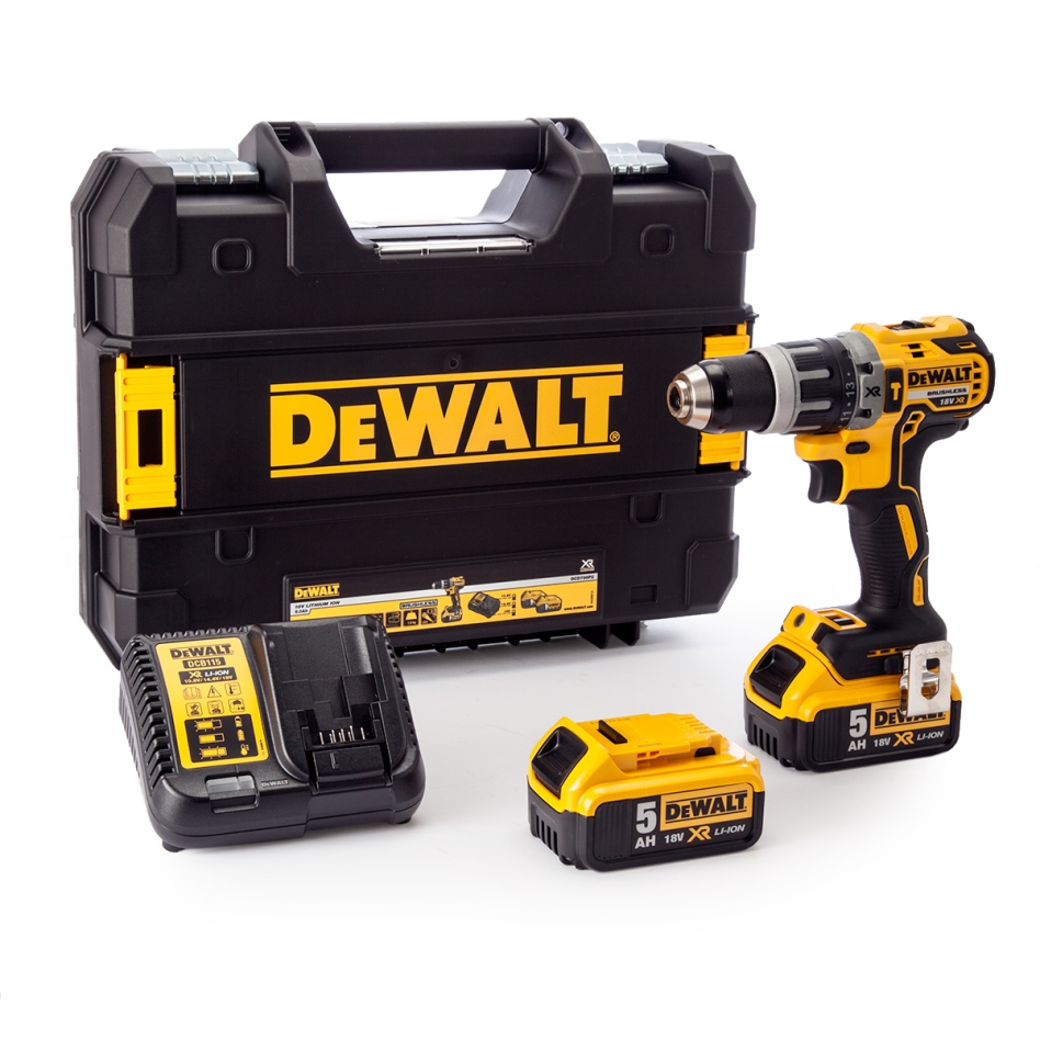DeWALT DCD796P2-QW DCD796P2 Cordless Impact Drill 18 Volt 5.0 AH Li-ion