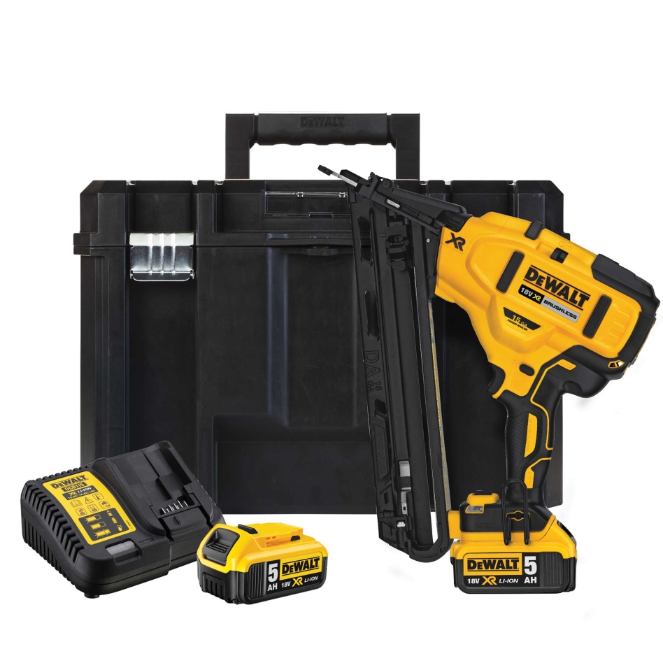 DeWalt DCN650P2-QW Finisher 18V 5.0Ah Li-Ion 15 Gauge 32 - 64 mm