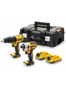 DeWALT DCK2060D2T-QW Comboset 18V 2,0Ah Li-Ion - DCD778 Cordless Impact Drill + DCF787 Impact Screw Driver