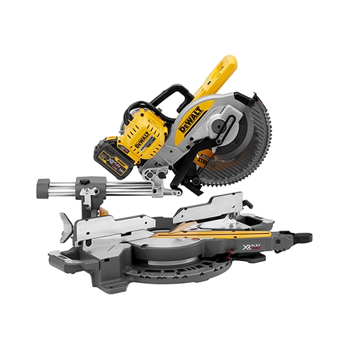 DeWalt DCS727T2-QW XR FlexVolt 54 Volt 6.0Ah Li-Ion cut and miter saw 250 mm