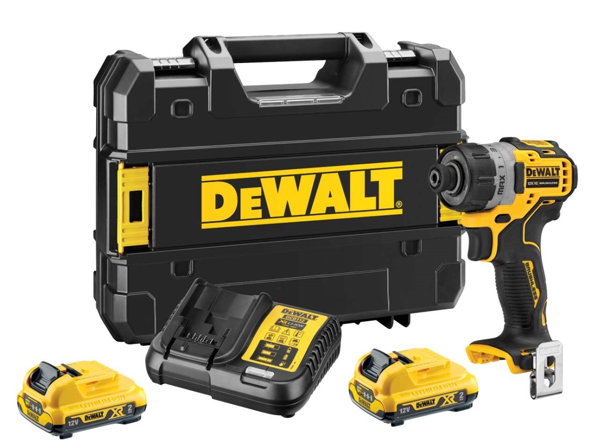 DeWalt DCF601D2-QW DCF601D2 12 Volt 2.0Ah Li-Ion Compact Cordless Screwdriver